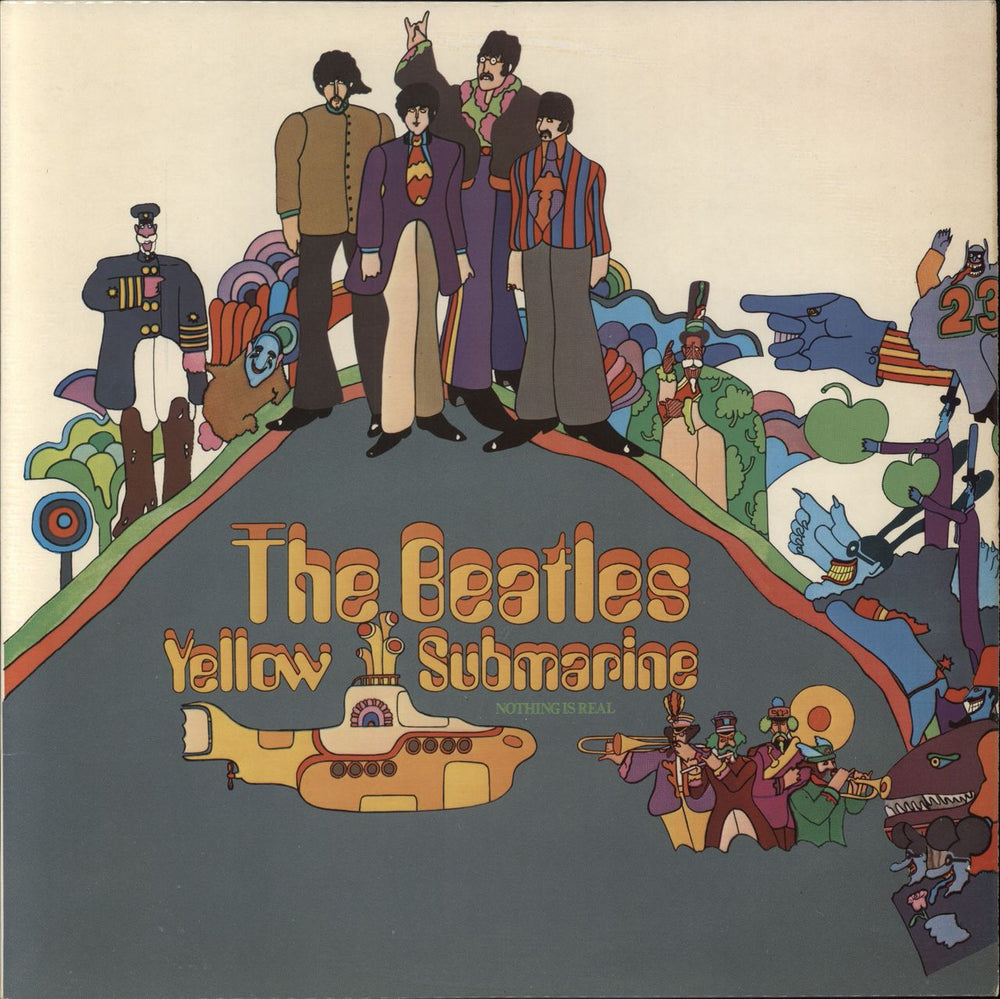 The Beatles Yellow Submarine - 1st UK vinyl LP album (LP record) PMC7070