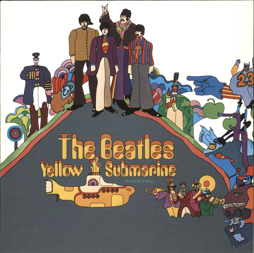 The Beatles Yellow Submarine - DMM UK vinyl LP album (LP record) PCS7070