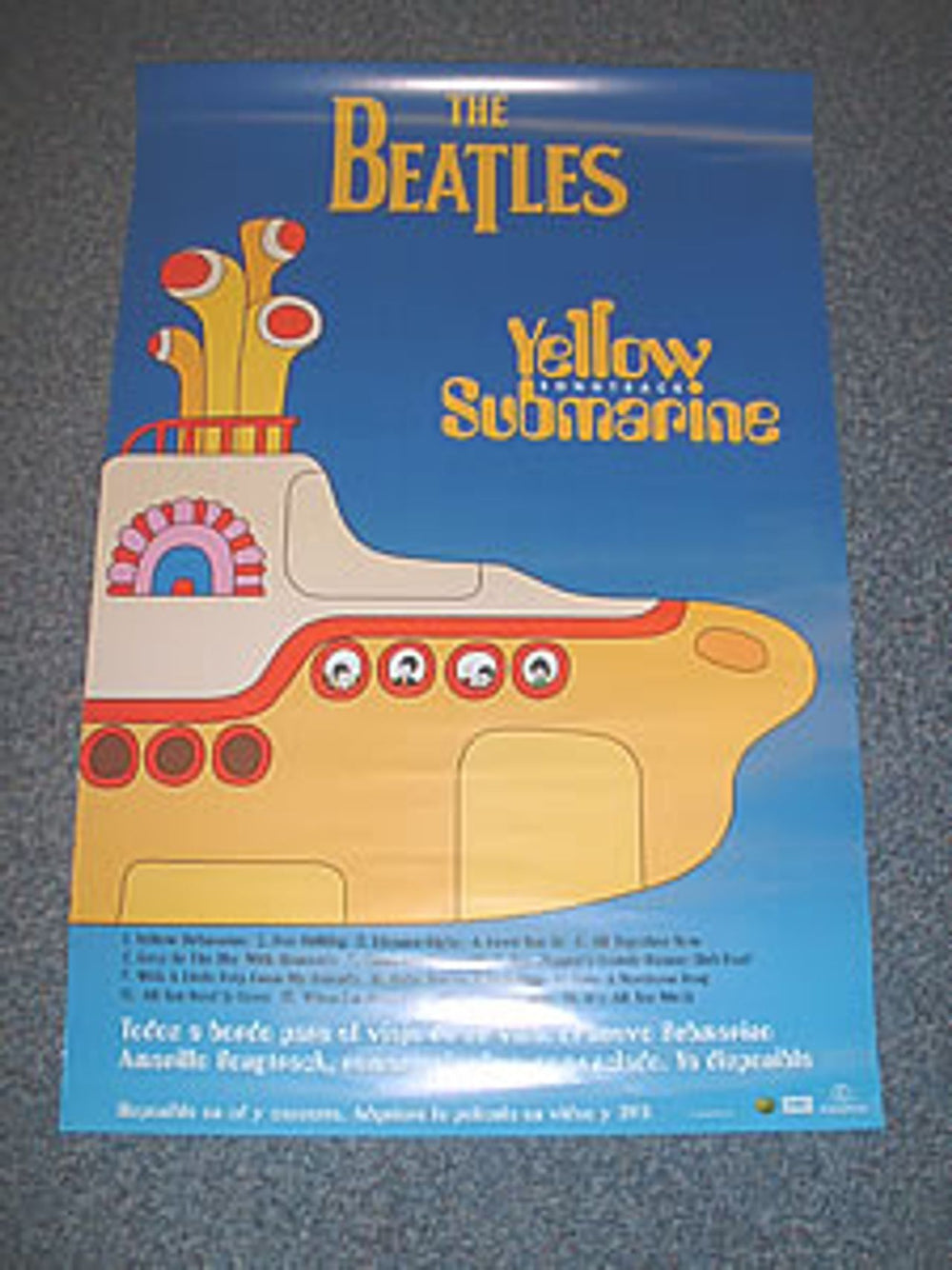 The Beatles Yellow Submarine Mexican Promo poster POSTER