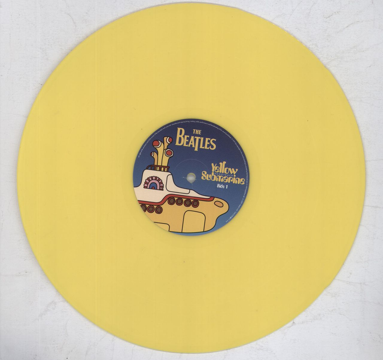 The Beatles Yellow Submarine Songtrack - Yellow UK Vinyl LP