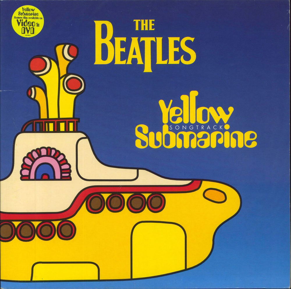 The Beatles Yellow Submarine Soundtrack - Yellow Vinyl - VG UK vinyl LP album (LP record) 5214811