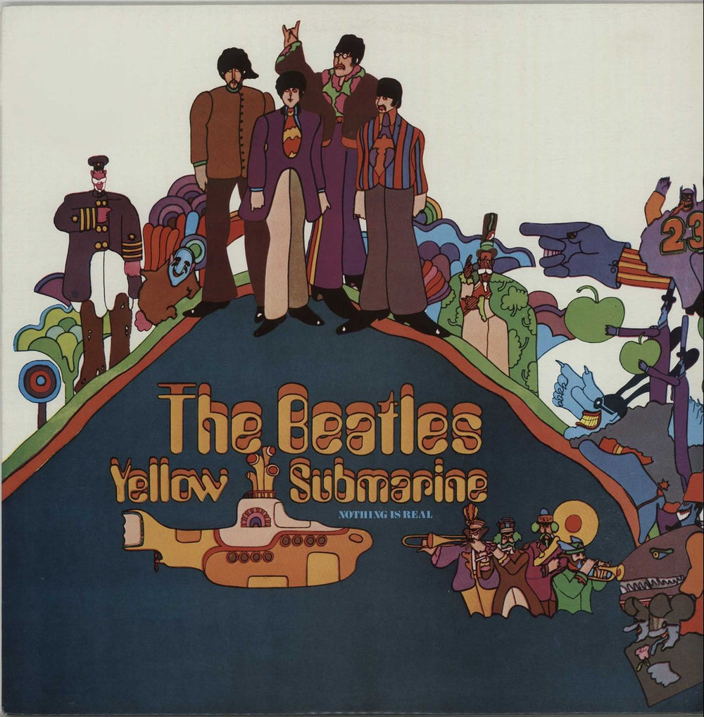 The Beatles Yellow Submarine - Yellow Vinyl Australian vinyl LP album (LP record) PCSO7070