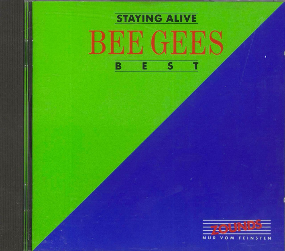 The Bee Gees Best - Staying Alive German CD album (CDLP) CD2720001