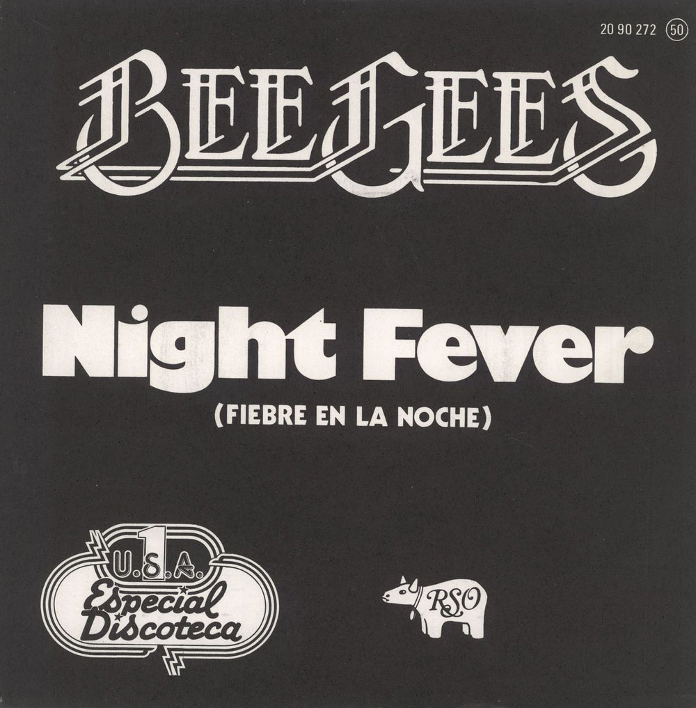 The Bee Gees Fiebre En La Noche Spanish 7" vinyl single (7 inch record / 45) 2090272