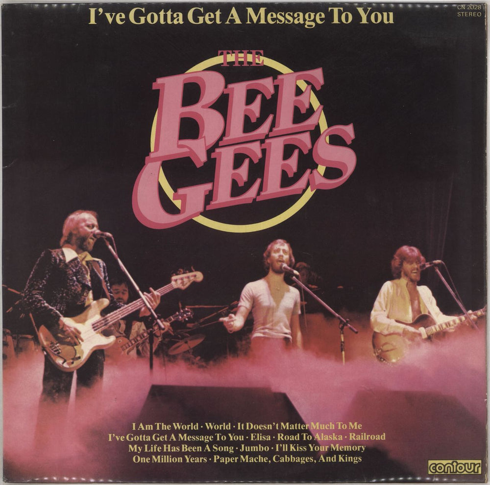 The Bee Gees I've Gotta Get A Message To You UK vinyl LP album (LP record) CN2028