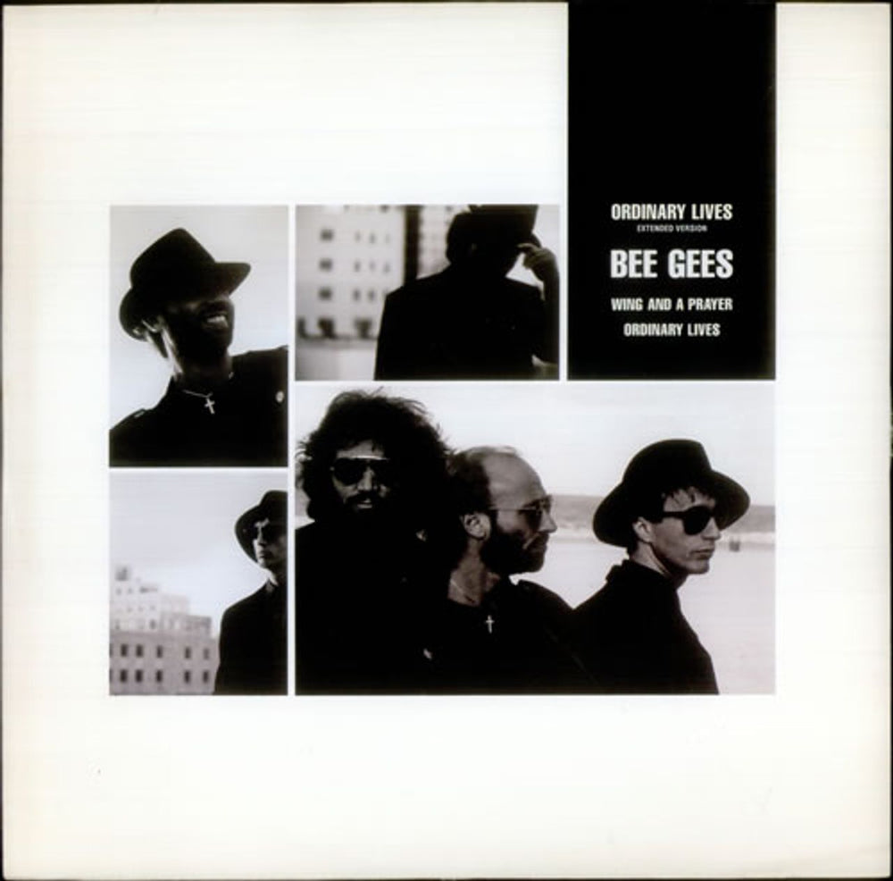 The Bee Gees Ordinary Lives UK 12" vinyl single (12 inch record / Maxi-single) W7523T