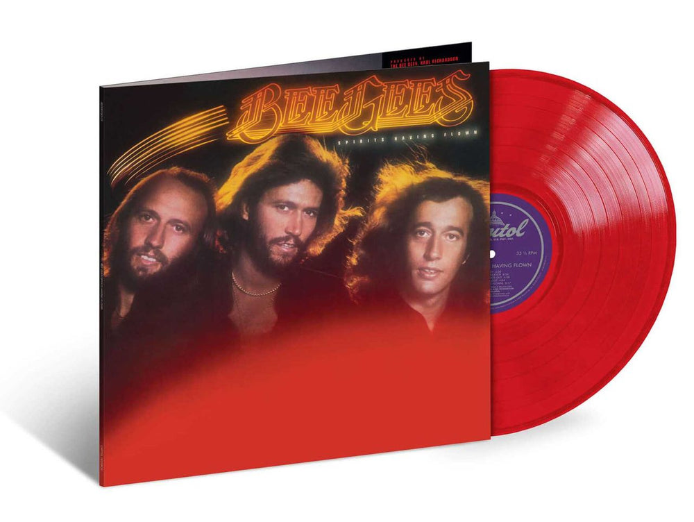 The Bee Gees Spirits Having Flown - Red Vinyl - Sealed US vinyl LP album (LP record) B0030793-01