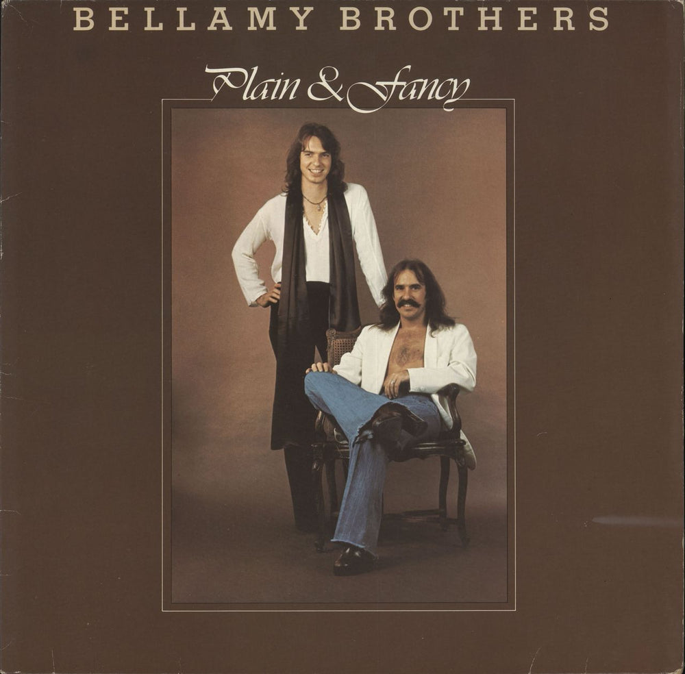 The Bellamy Brothers Plain & Fancy German vinyl LP album (LP record) WB56357