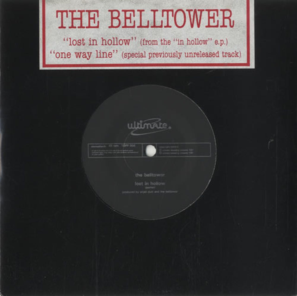 The Belltower Lost In Hollow UK 7" vinyl single (7 inch record / 45) TOPP006