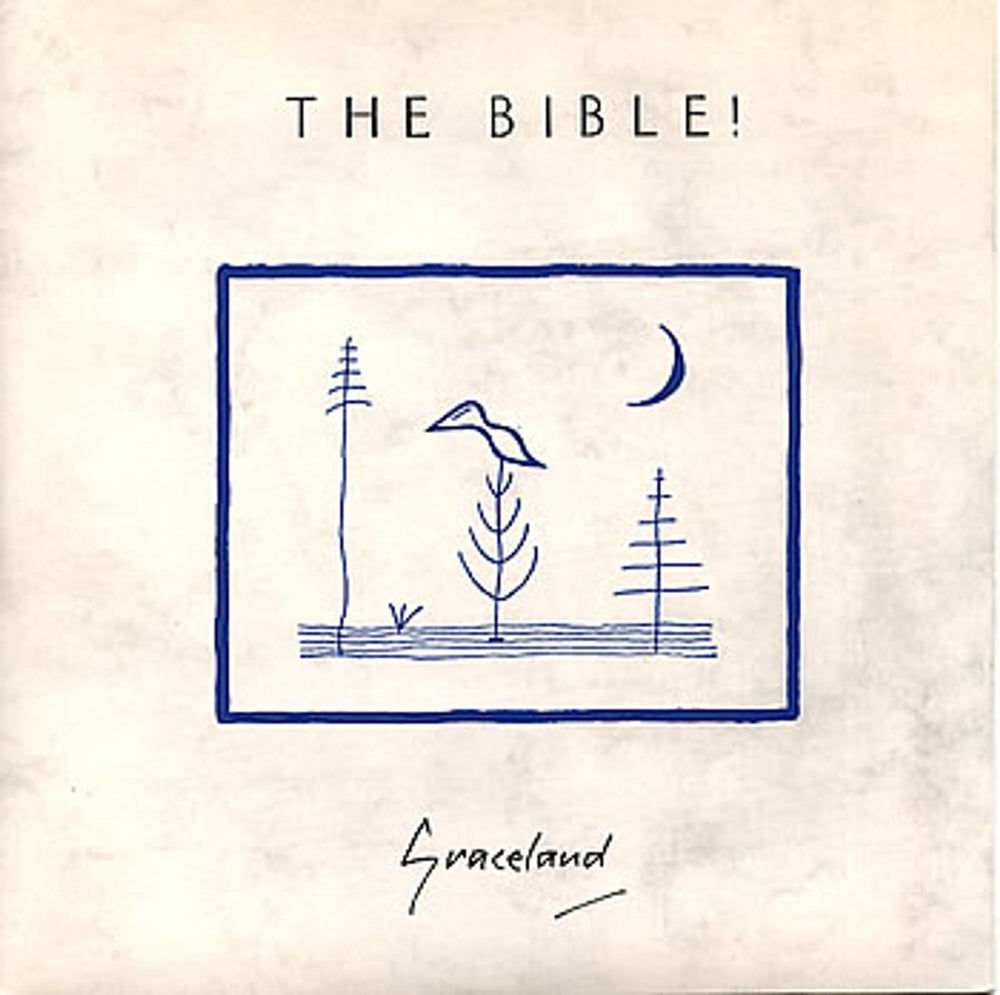 The Bible Graceland UK 7" vinyl single (7 inch record / 45) CHS3036