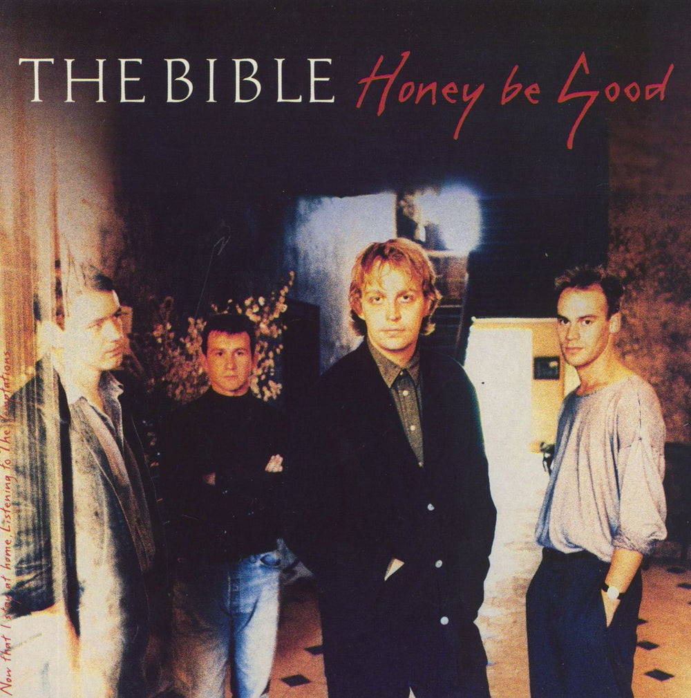 The Bible Honey Be Good UK 7" vinyl single (7 inch record / 45) BIB5