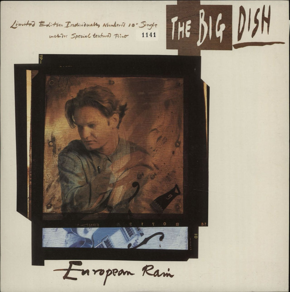 The Big Dish European Rain UK 10" vinyl single (10 inch record) VSA1102