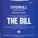 THE BILL Overkill UK 7" vinyl single (7 inch record / 45)