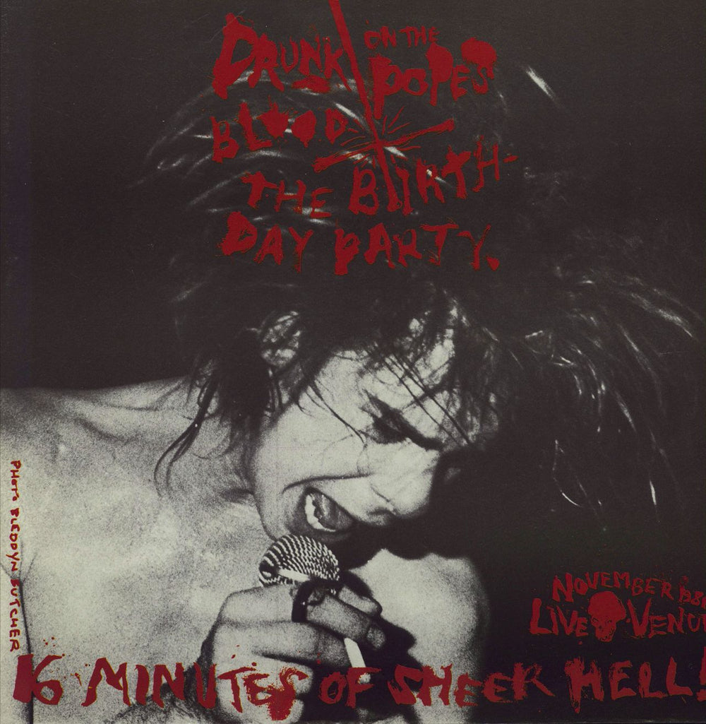 The Birthday Party Drunk On The Pope's Blood - EX UK 12" vinyl single (12 inch record / Maxi-single) JAD202