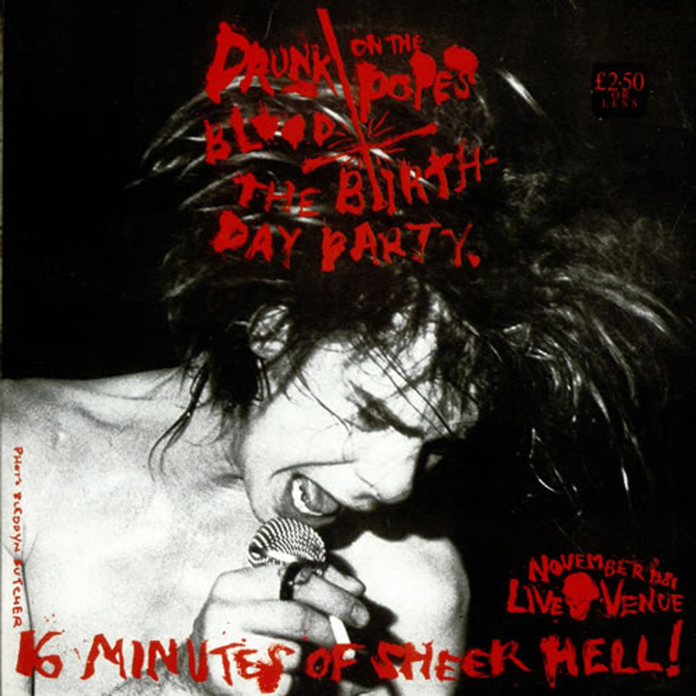 The Birthday Party Drunk On The Pope's Blood UK 12" vinyl single (12 inch record / Maxi-single) JAD202