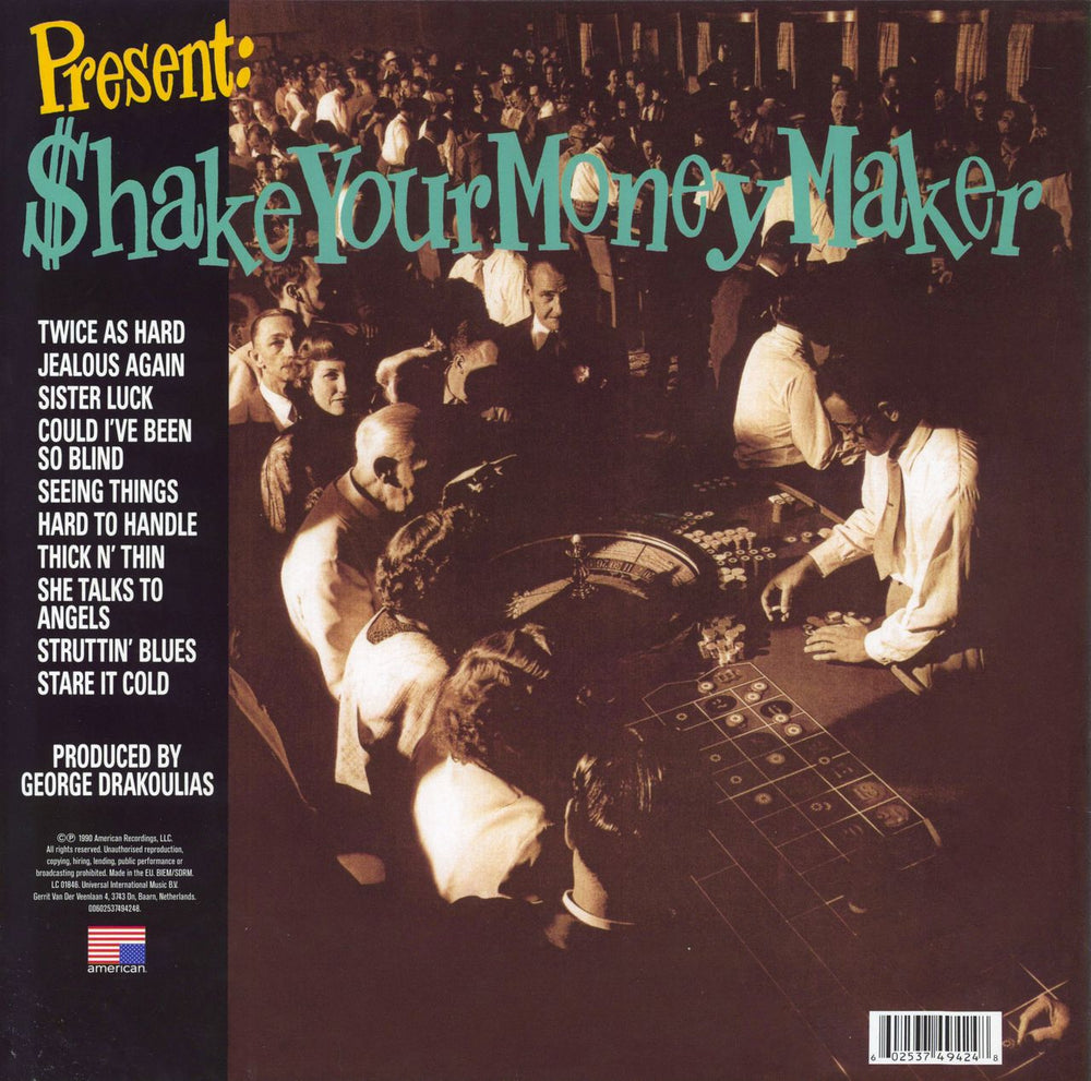 The Black Crowes Shake Your Money Maker - 180gm UK vinyl LP album (LP record) 602537494248