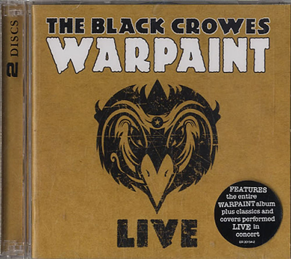 The Black Crowes Warpaint Live - Sealed US 2 CD album set (Double CD) ER20154-2