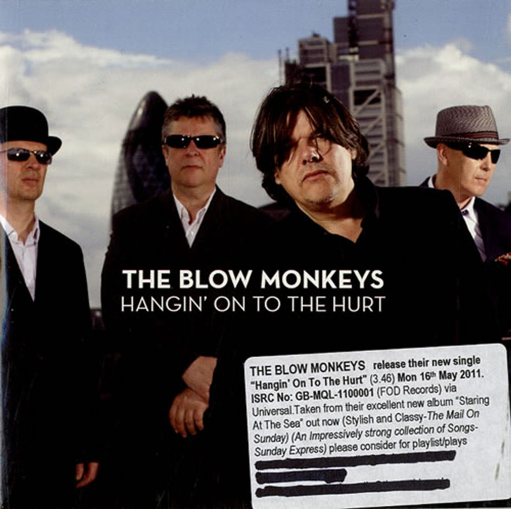 The Blow Monkeys Hangin' On To The Hurt UK Promo CD single (CD5 / 5") FOD28