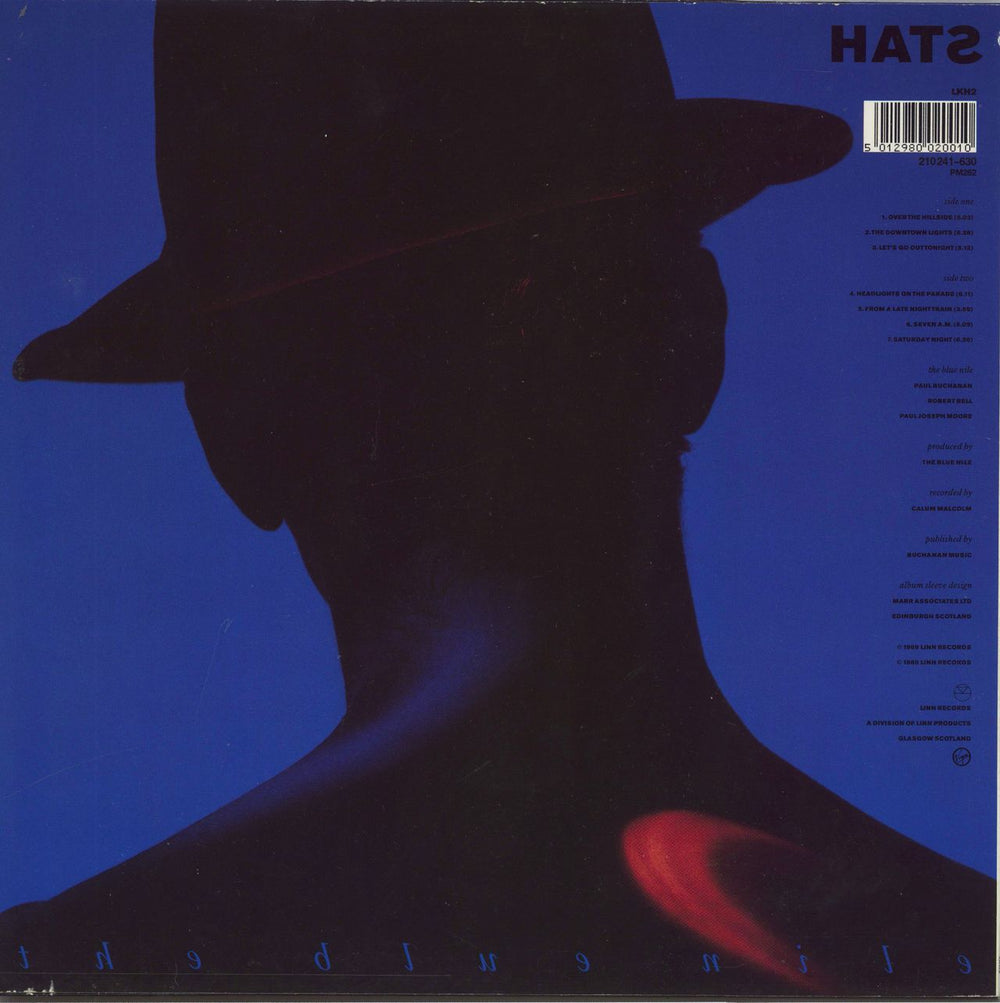 The Blue Nile Hats UK vinyl LP album (LP record) 5012980020010