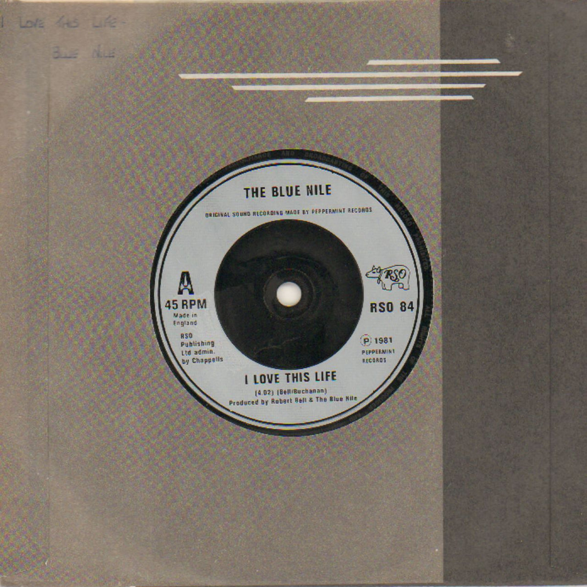 The Blue Nile I Love This Life UK vinyl — RareVinyl.com