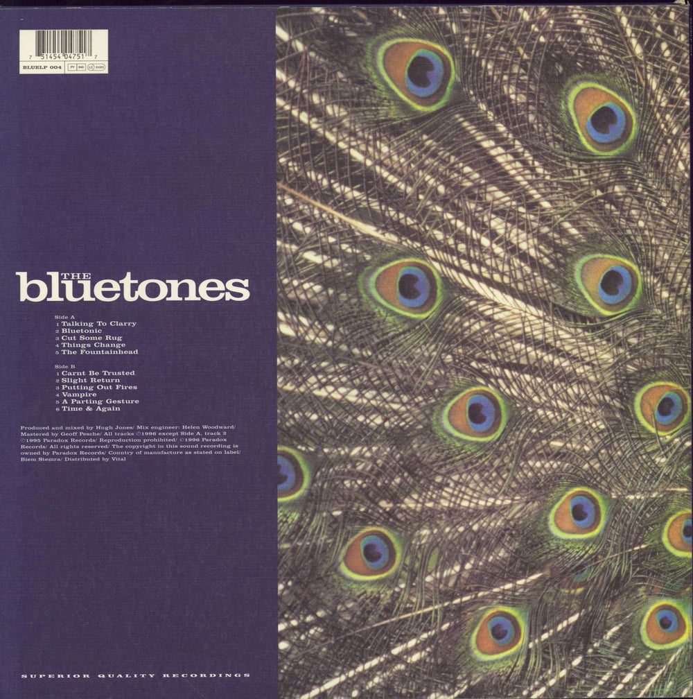 The Bluetones Expecting To Fly - Autographed UK vinyl LP album (LP record) 731454047517