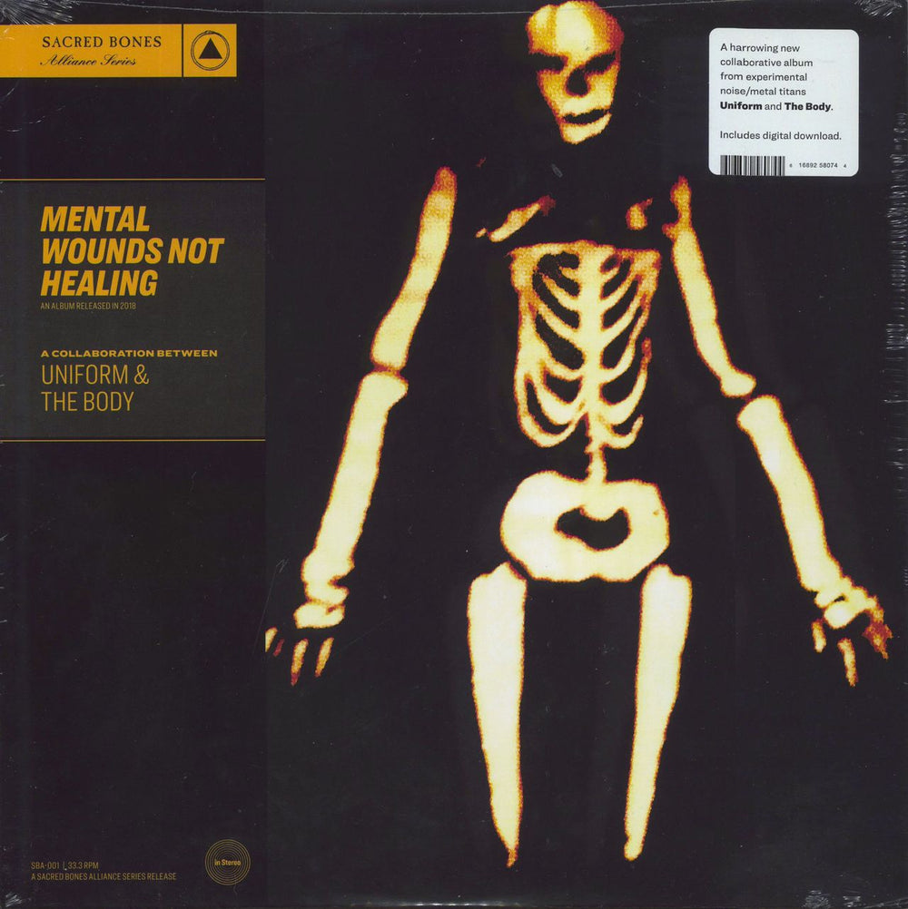 The Body Mental Wounds Not Healing - Sealed US vinyl LP album (LP record) SBA-001