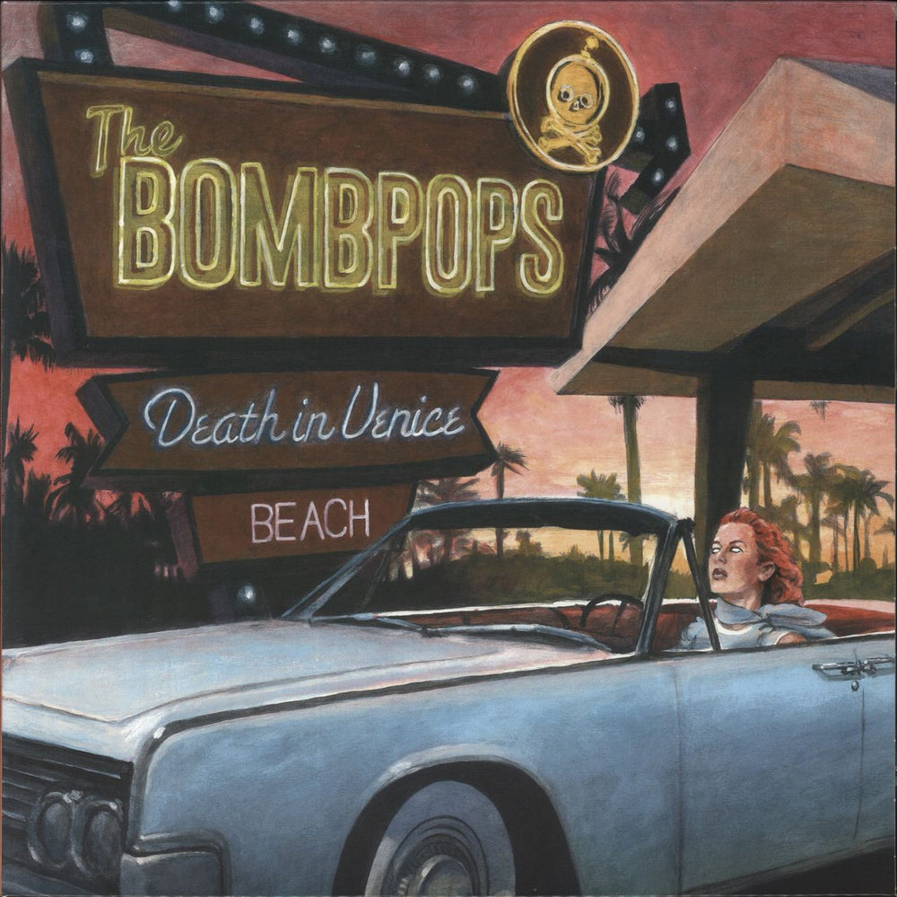 The Bombpops Death In Venice Beach US vinyl LP album (LP record) FAT133-1