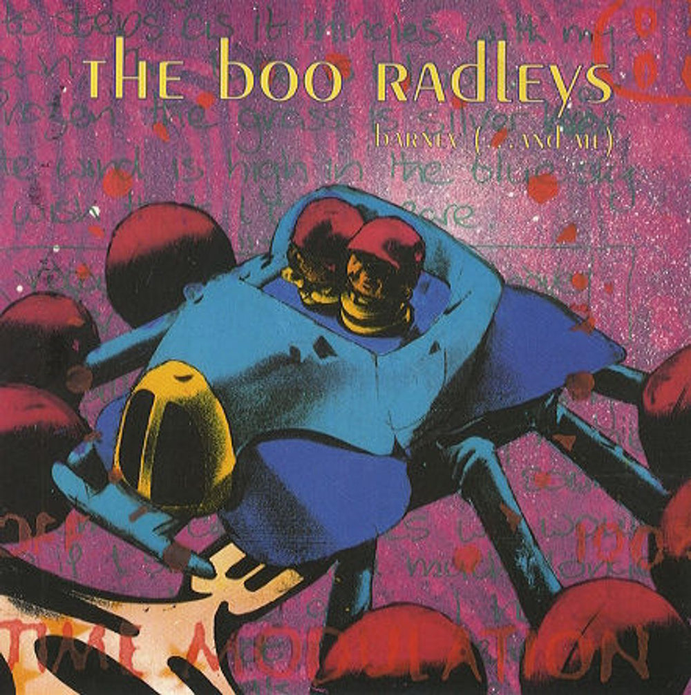 The Boo Radleys Barney (...And Me) UK 7" vinyl single (7 inch record / 45) CRE178