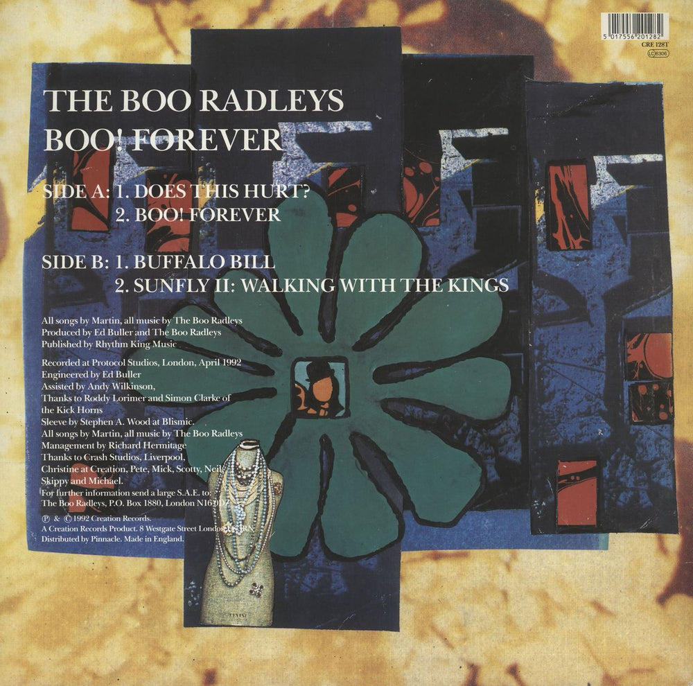 The Boo Radleys Boo Forever - Fully Autographed UK 12" vinyl single (12 inch record / Maxi-single) 5017556201282