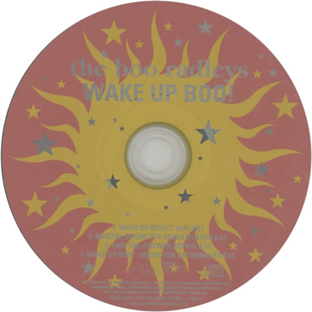 The Boo Radleys Wake Up Boo Japanese Promo CD single (CD5 / 5") BORC5WA154694