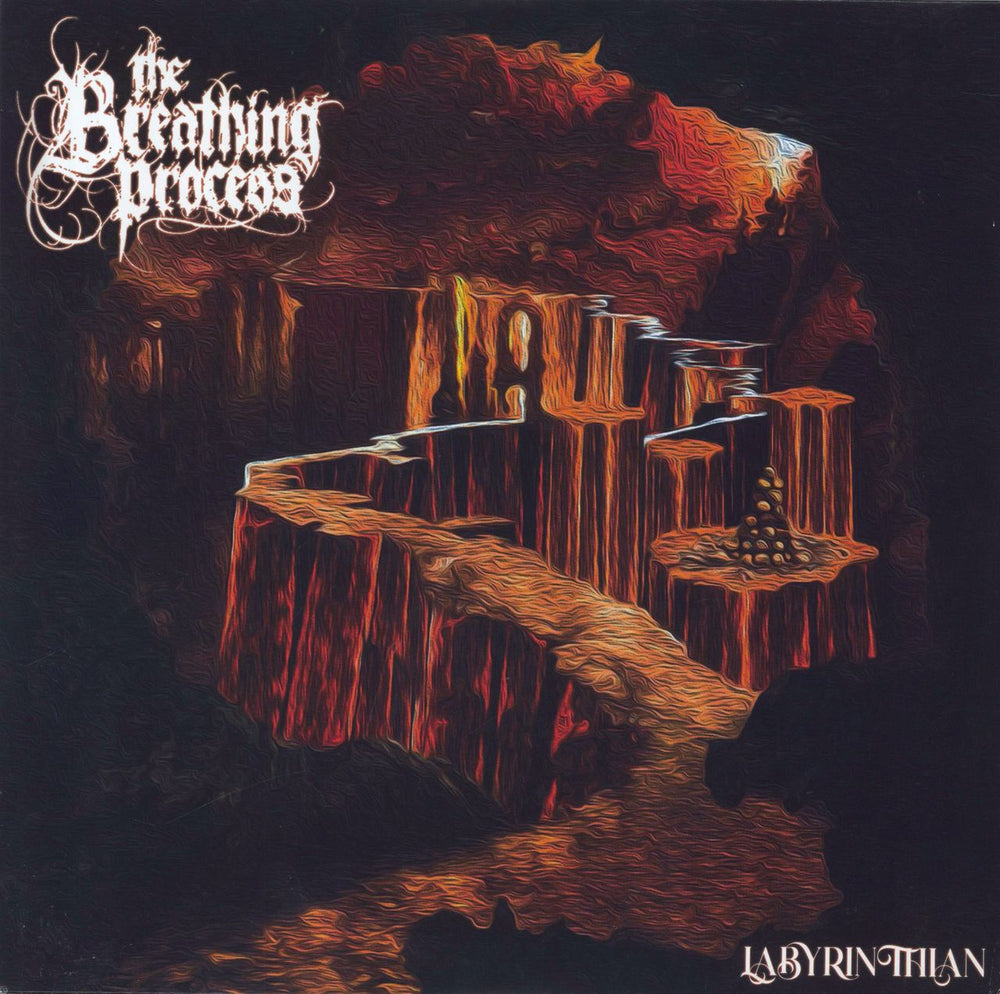 The Breathing Process  Labyrinthian - Fire Variant Vinyl US 2-LP vinyl record set (Double LP Album) 196006681494