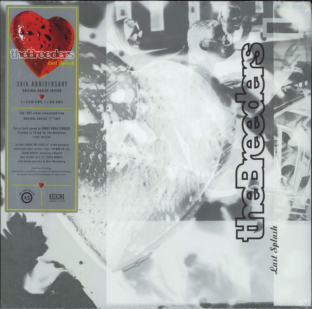 The Breeders Last Splash: 30th Anniversary Original Analog Edition + Hype Sticker - sealed UK 3-LP vinyl record set (Triple LP Album) 4AD0611LPXE