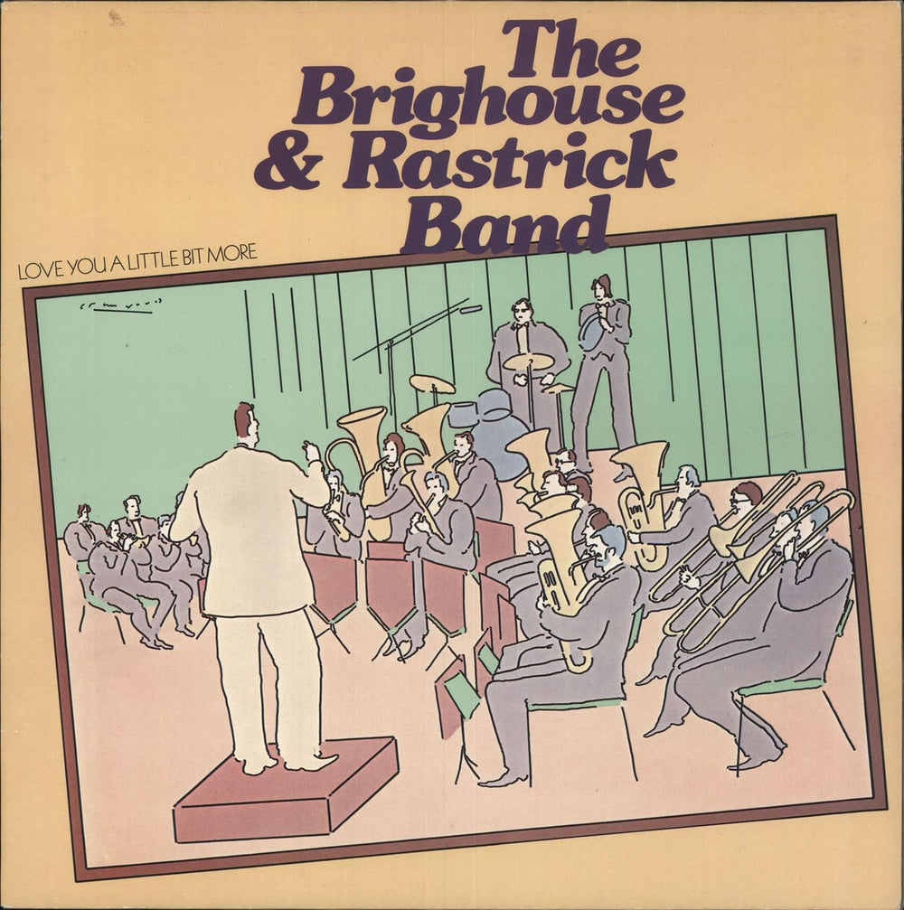 The Brighouse & Rastrick Brass Band Love You A Little Bit More - Test Pressing UK vinyl LP album (LP record) LOGO1006