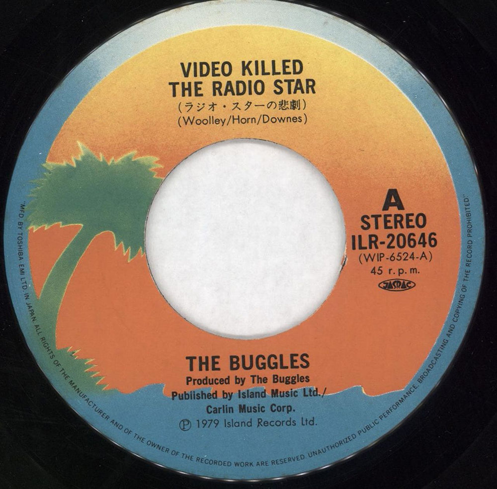 The Buggles Video Killed The Radio Star Japanese 7" vinyl single (7 inch record / 45) BUG07VI148149