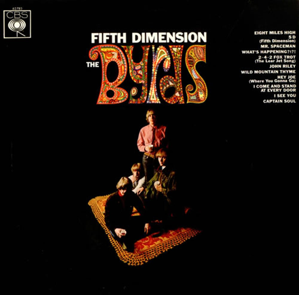The Byrds Fifth Dimension - 1st UK vinyl LP album (LP record) SBPG62783