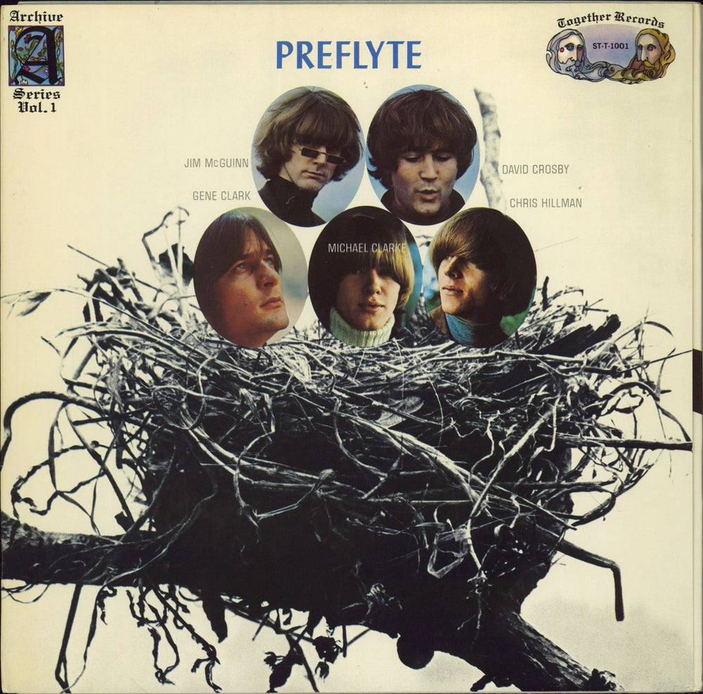 The Byrds Preflyte US vinyl LP album (LP record) ST-T-1001