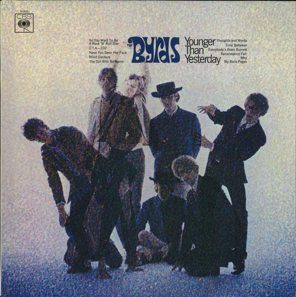 The Byrds Younger Than Yesterday - 2nd Mono UK vinyl LP album (LP record) 62988