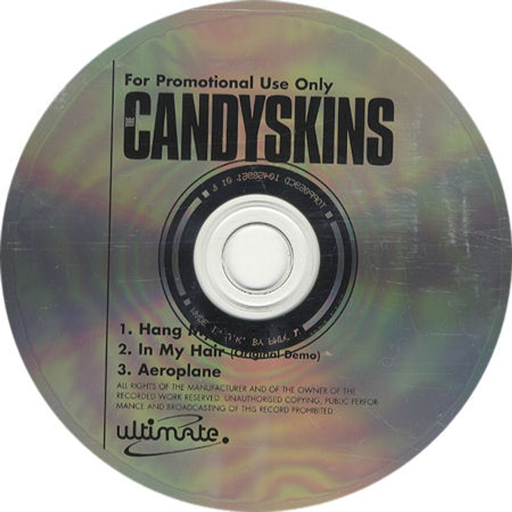 The Candyskins Hang Myself On You UK Promo CD single (CD5 / 5") TOPP059CD