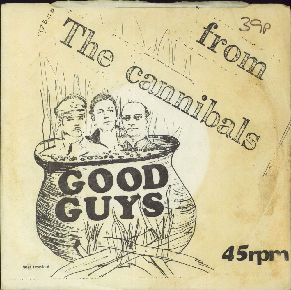 The Cannibals Nothing Takes The Place Of You - Misprint - Black & White Sleeve UK 7" vinyl single (7 inch record / 45) F-UK1