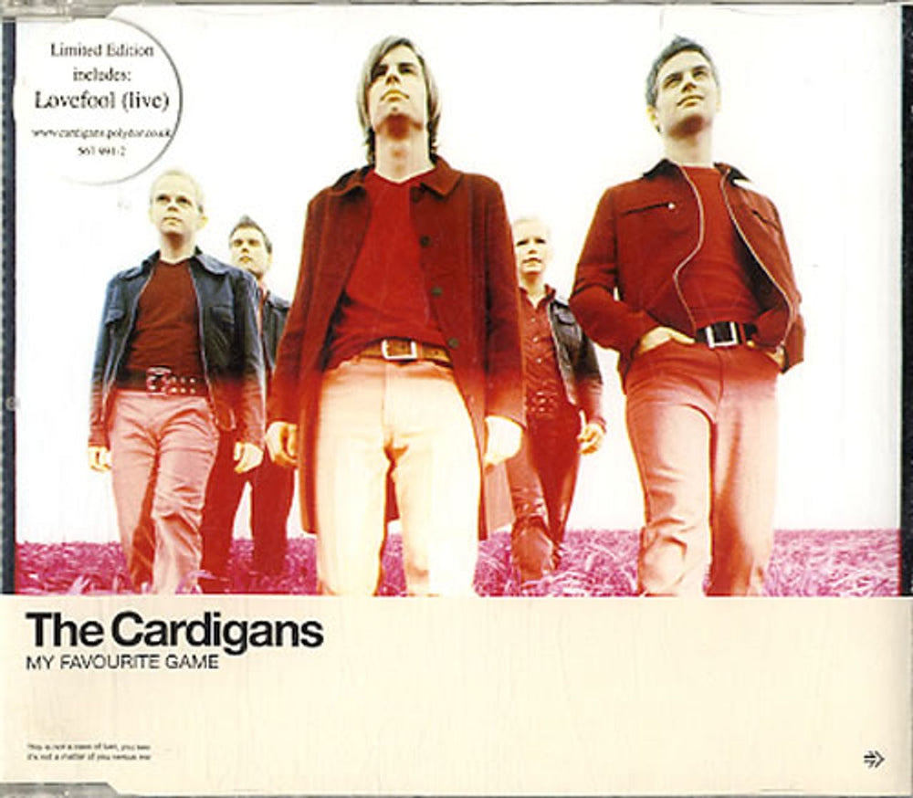 The Cardigans My Favourite Game UK CD single (CD5 / 5") 567991-2