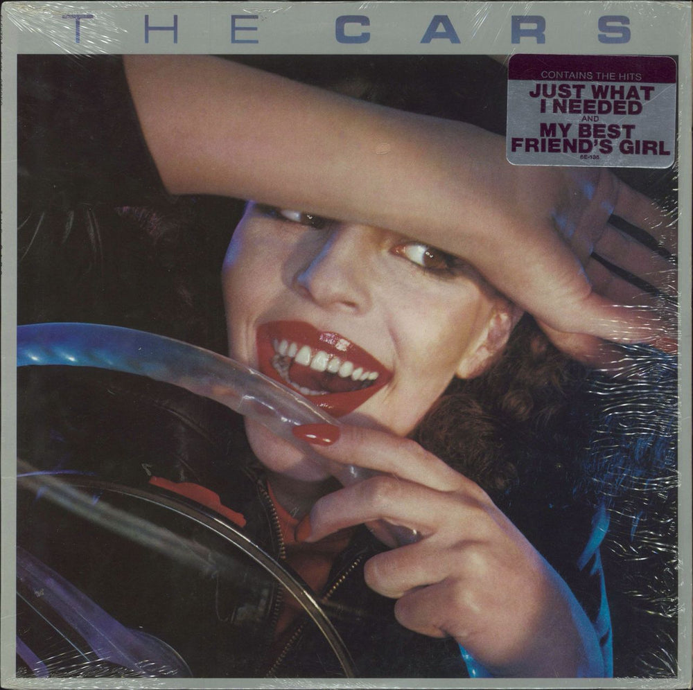 The Cars The Cars - Stickered Shrink US vinyl LP album (LP record) 6E-135