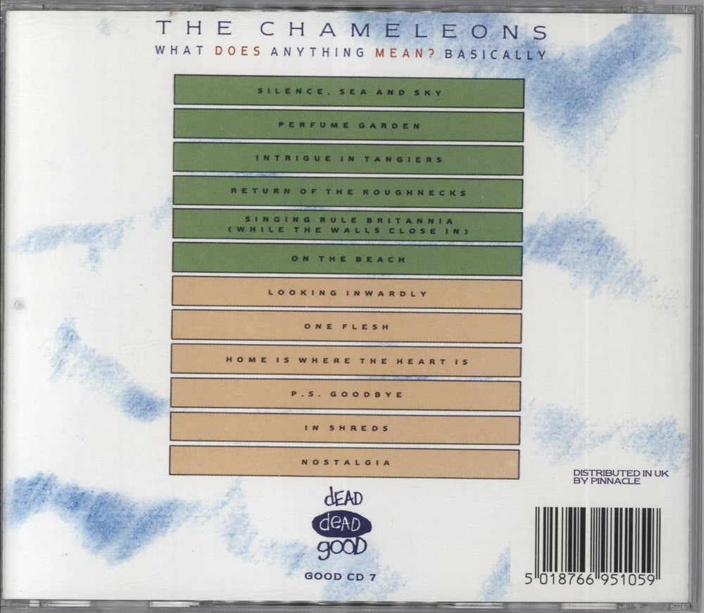 The Chameleons What Does Anything Mean? Basically UK CD album (CDLP)