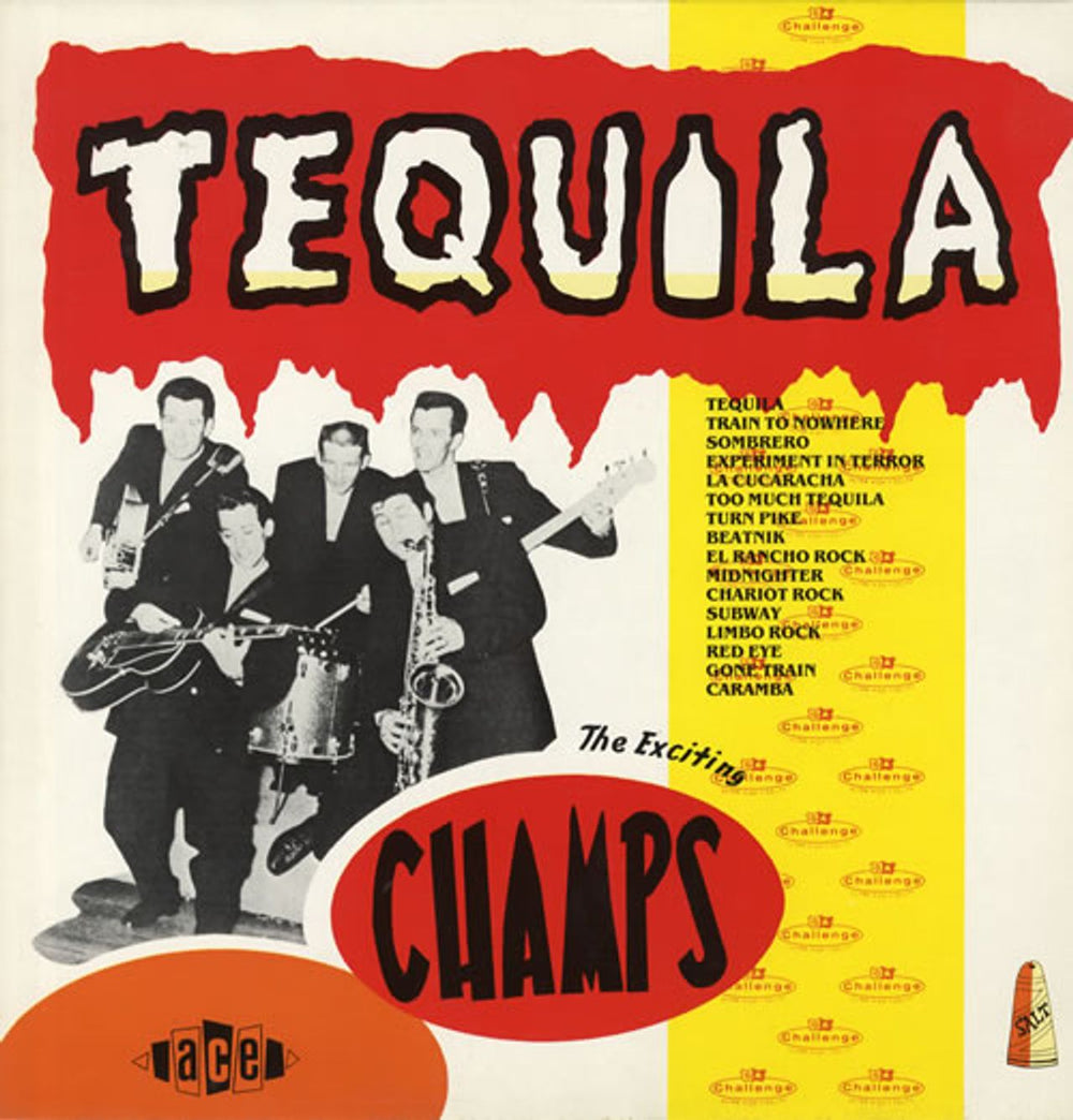 The Champs Tequila UK vinyl LP album (LP record) CH227