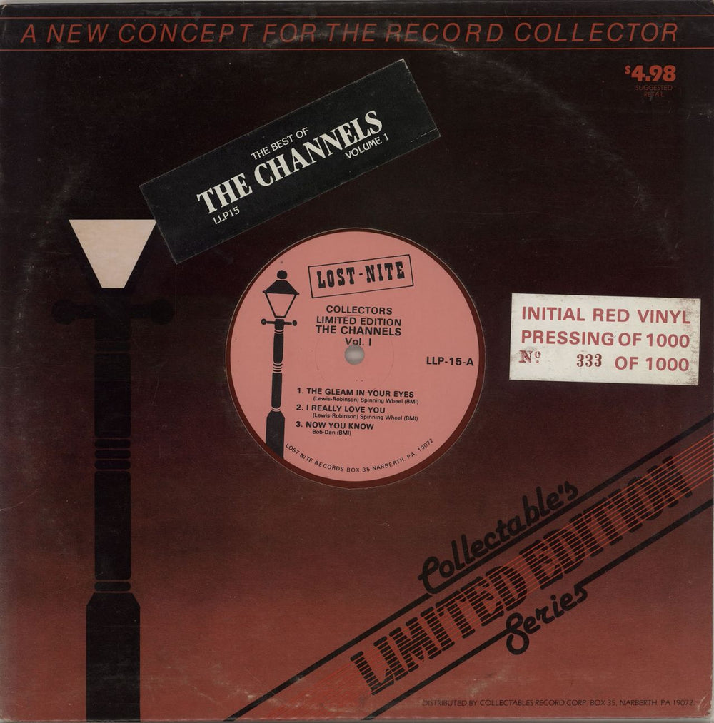 The Channels The Best Of The Channels Volume 1 US 10" vinyl single (10 inch record) LLP15