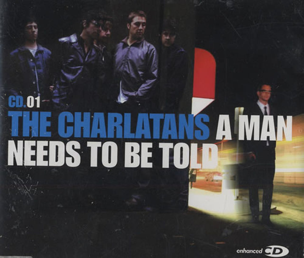 The Charlatans (UK) A Man Needs To Be Told UK 2-CD single set (Double CD single) MCST/XD40271