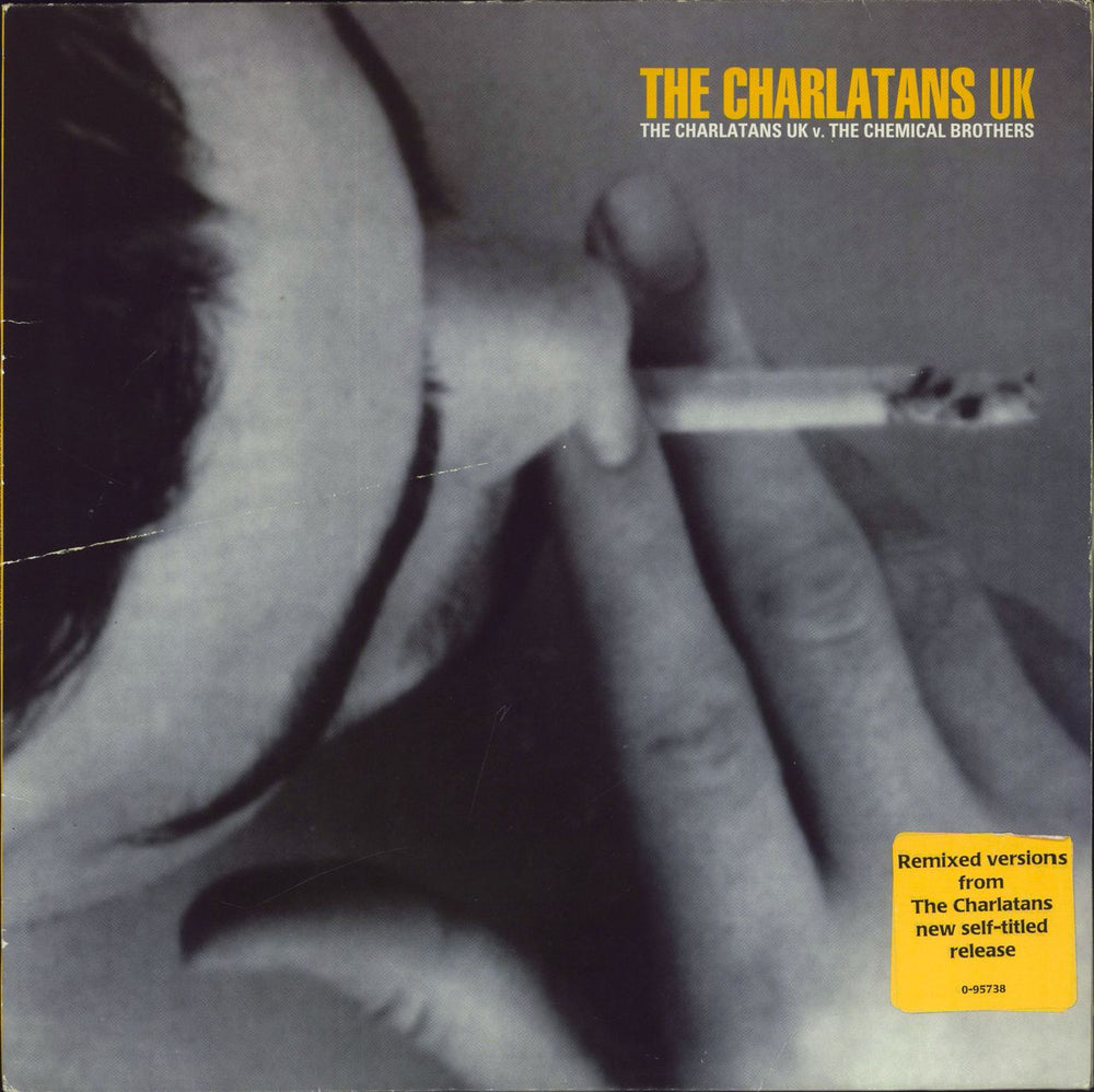 The Charlatans (UK) Toothache - 1st US 12" vinyl single (12 inch record / Maxi-single) 7567-95738-0