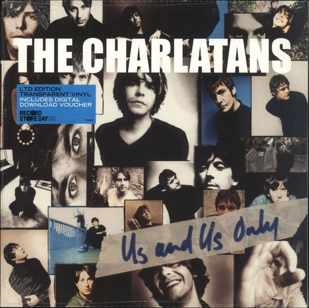 The Charlatans (UK) Us And Us Only - Transparent vinyl Dutch vinyl LP album (LP record) 7730935