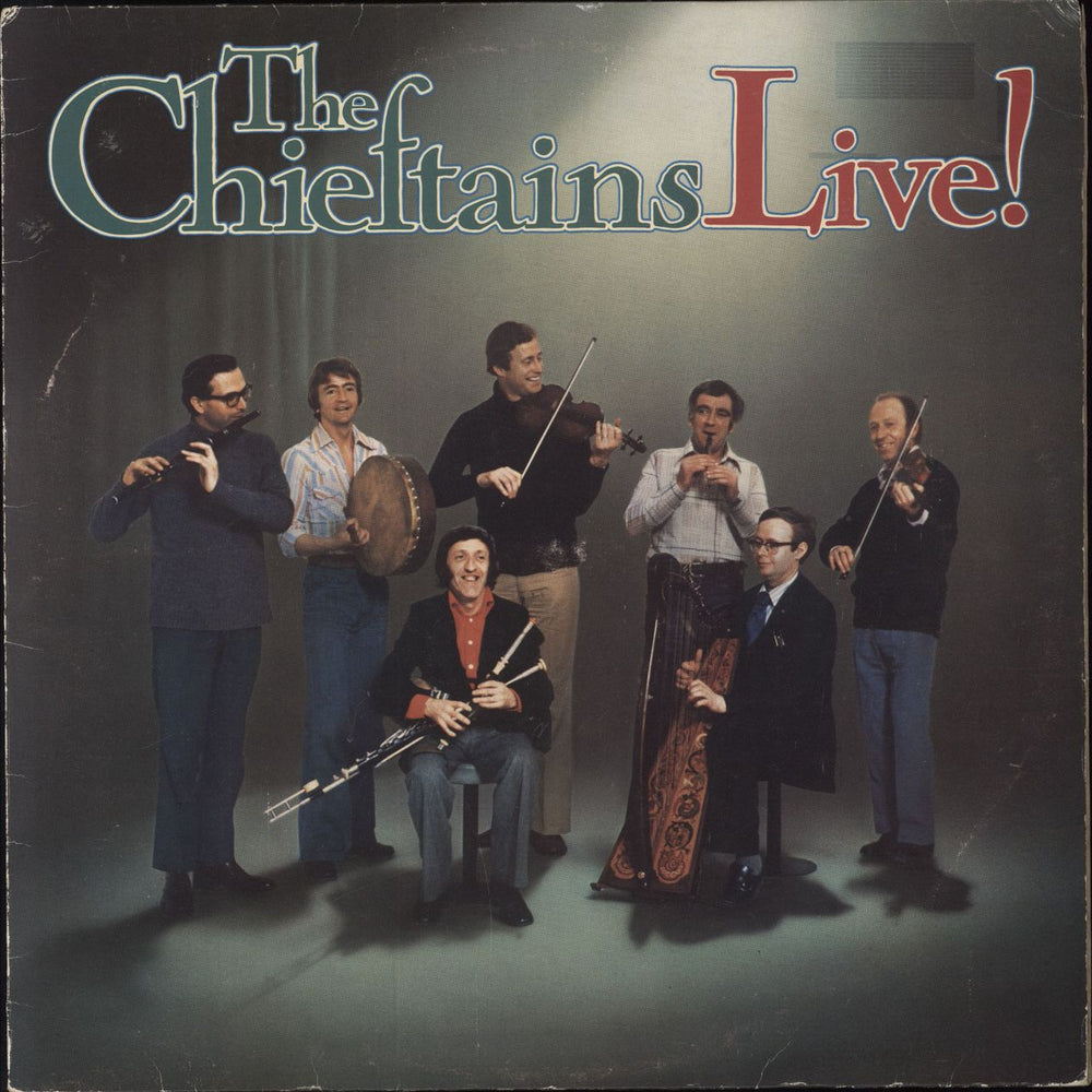 The Chieftains Live! UK vinyl LP album (LP record) ILPS9501