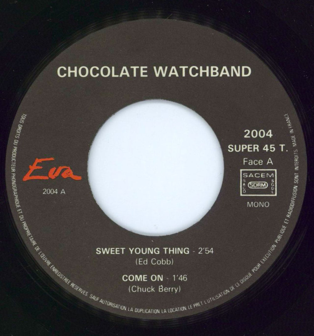 The Chocolate Watch Band The Chocolate Watch Band EP French 7" vinyl single (7 inch record / 45) CWB07TH770170