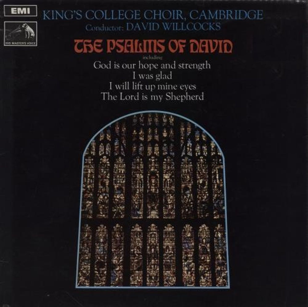 The Choir Of King's College, Cambridge The Psalms Of David UK vinyl LP album (LP record) CSD3656